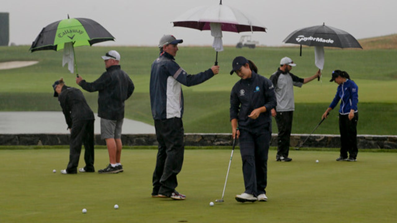 Trump visit a security challenge at women's golf tournament
